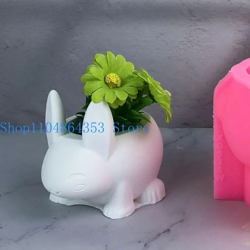 

652F термостойкая силиконовая форма для сочных кашпо, форма для цветочного горшка ручной работы, форма для офисного стола,