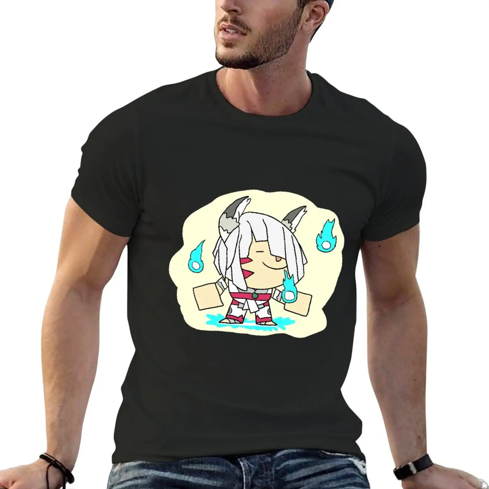 Brawlhalla - Yumiko T-Shirt Short sleeve tee customs design your own men clothings