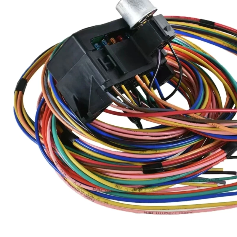 12v Street Hot Muscle Rod Wiring 14 Circuit Universal Wire Harness 14