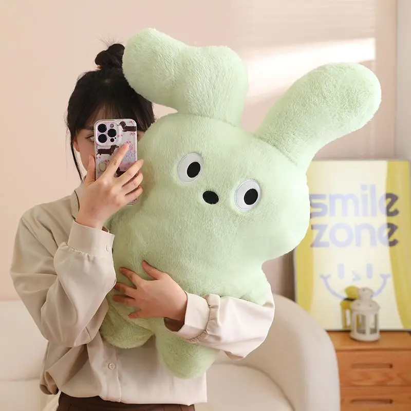 Cute Dopamine Long Ear Rabbit Pillow Cushion Plush Toy Rabbit Children's Gift
