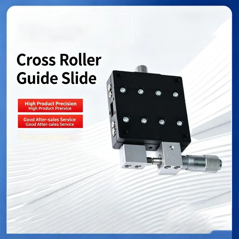 X Axis LX40/60 LGX40/60 40*40mm 60*60m Optical Displacement Platform High Fine Tuning Platform Knob Micrometer Cross Guide Stage