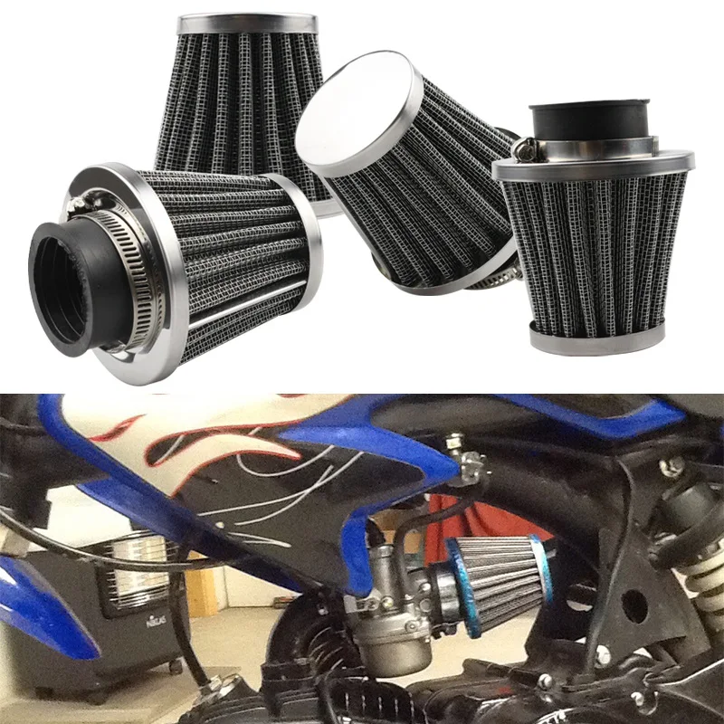 28MM 35MM-60MM Universal Motorcycle Carburetors Air Filter Nonwoven Filter Material Mushroom Head Intake Cleaner Accessories