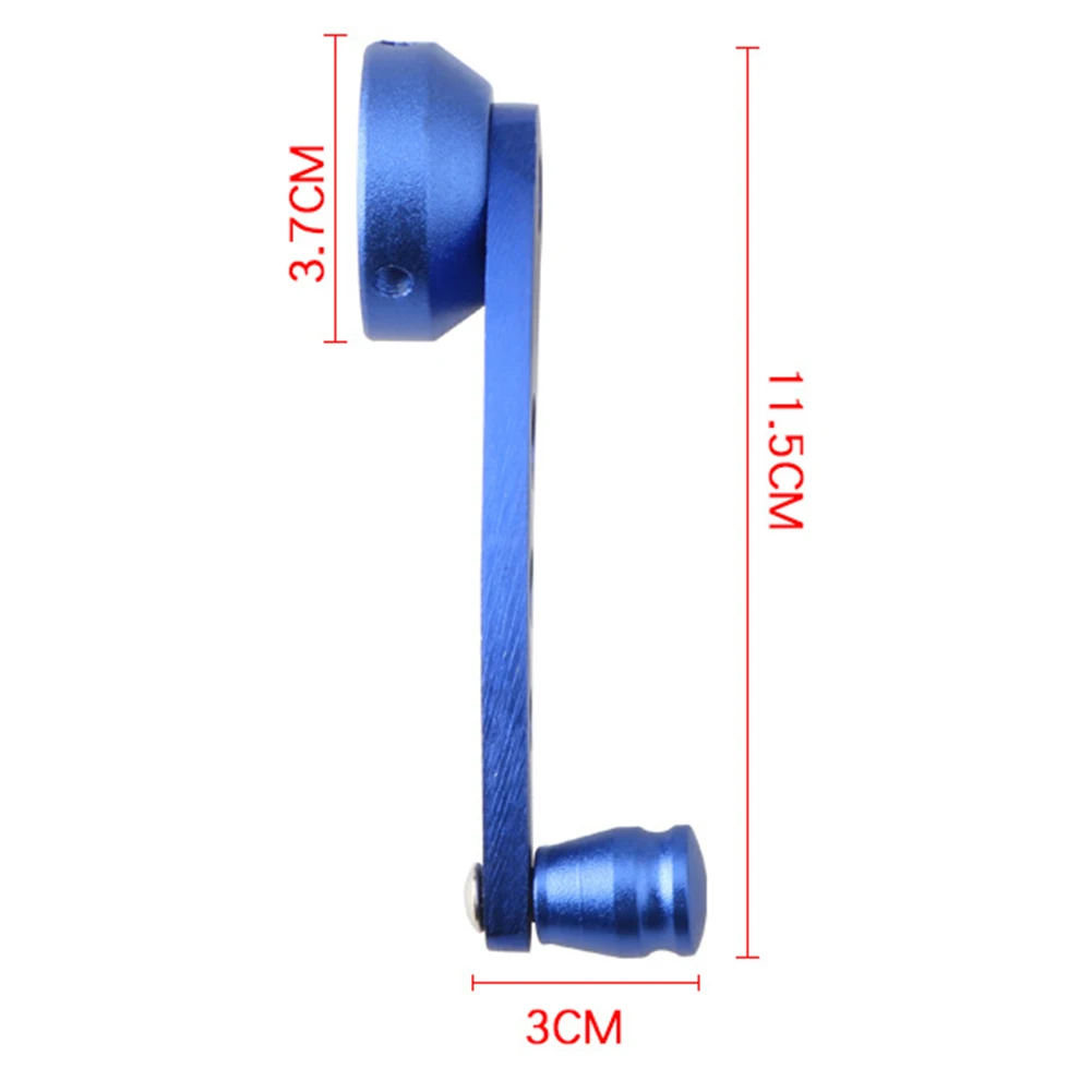 Car Glass Cranks Aluminum Window Cranks Car Interior Enhancement Smooth Operation Universally Compatible Fit Most Car Models