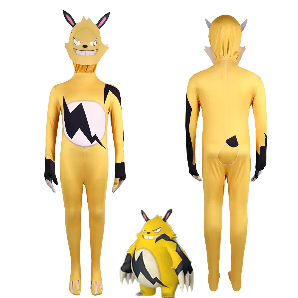 Palworld Cosplay Game Anime Costume Carnival Party Bodysuit Halloween Roleplay Suit Incineram Cattiva Depresso Grizzbolt Cosplay