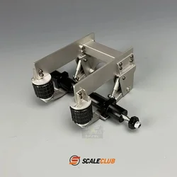 Scaleklub 1/14 ulepszenie palety metalowa imitacja poduszki powietrznej układ zawieszenia dla Tamiya Scania 770S MAN Benz Volvo RC wywrotka przyczepy