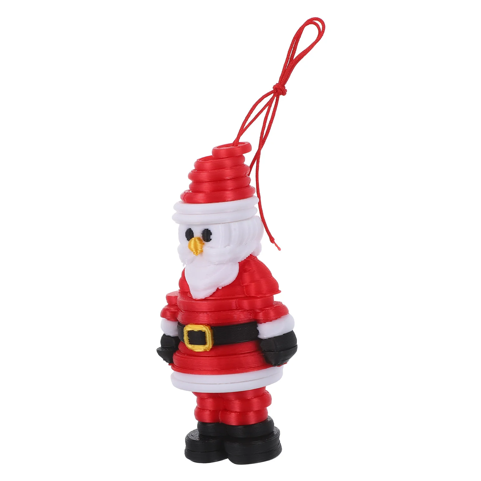 

1Set Unfinished Santa Ornament DIY Christmas Decoration Button Art Craft Kit Festive Home Party Tree Hanging Decor Supplies