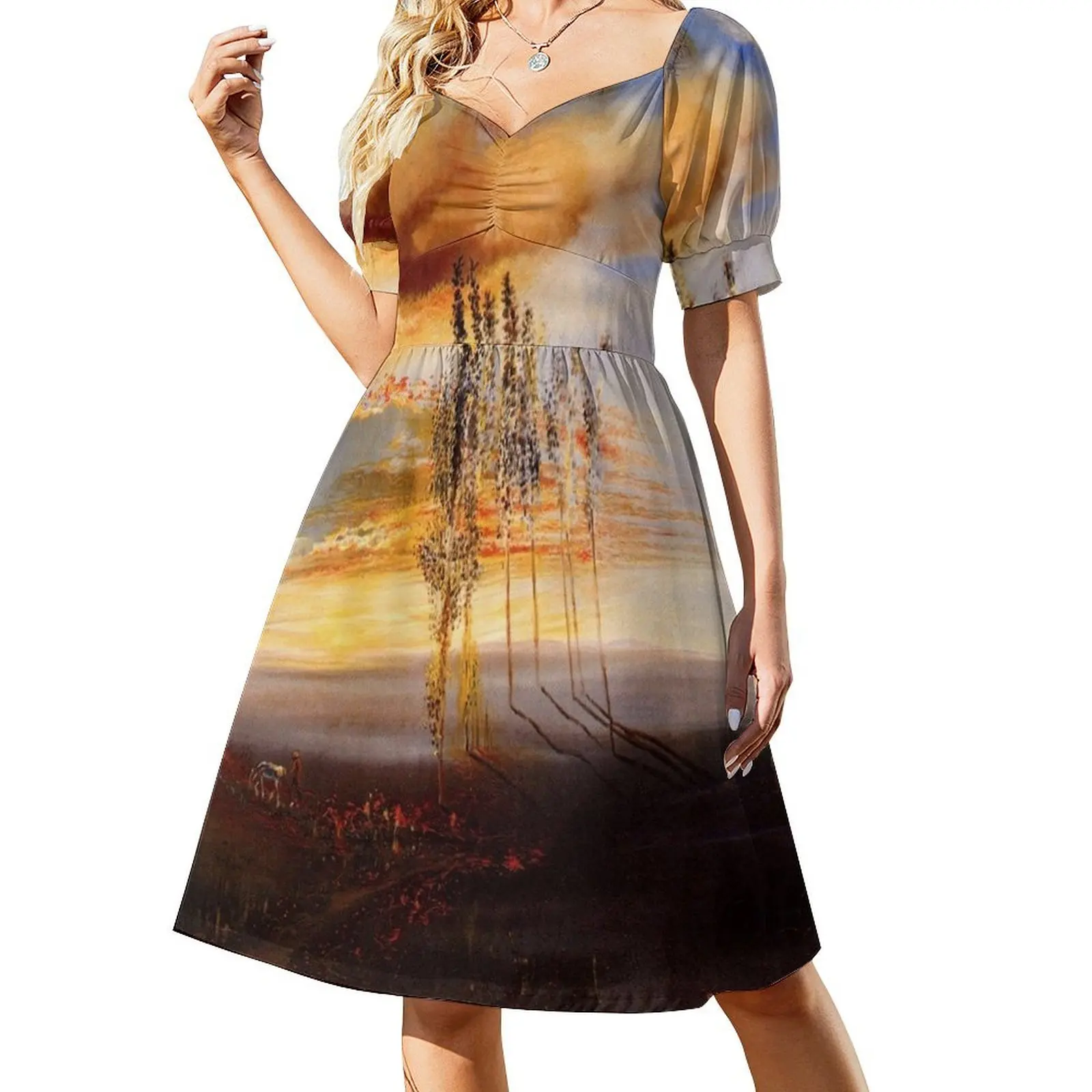 

Favourite Artists - Salvador Dali - The Way to Pubol Short Sleeved Dress ladies dresses for women 2025 womens clothing Dress