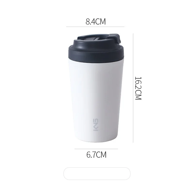 

Fashion cup Pure ceramic inner pot coffee cup, men's and women's high-value portable milk tea cup, insulated cup, water cup