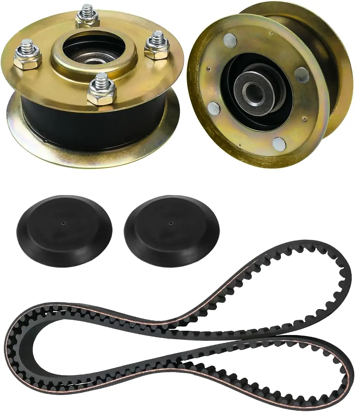 

131-4509 125-2532 Mower Idler Pulley and 120-3335 Belt Kit Compatible with Toro 30" Deck Mower Fit for TimeMaster 20975 20975