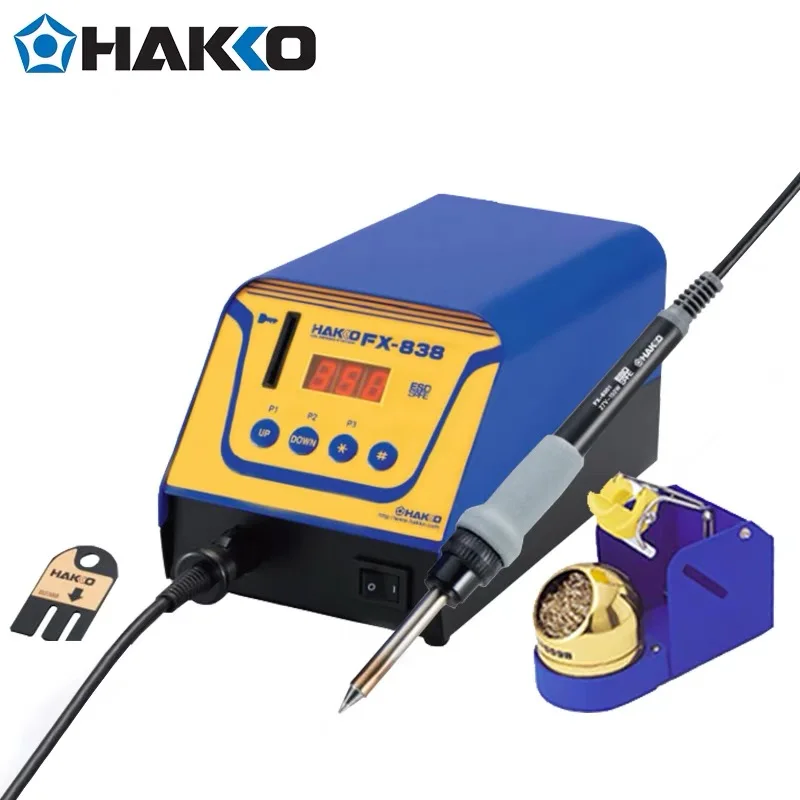 HAKKO FX-838 dismantling fire electrostatic high-power industrial welding table power 158W  T20 Series soldering Iron Tips