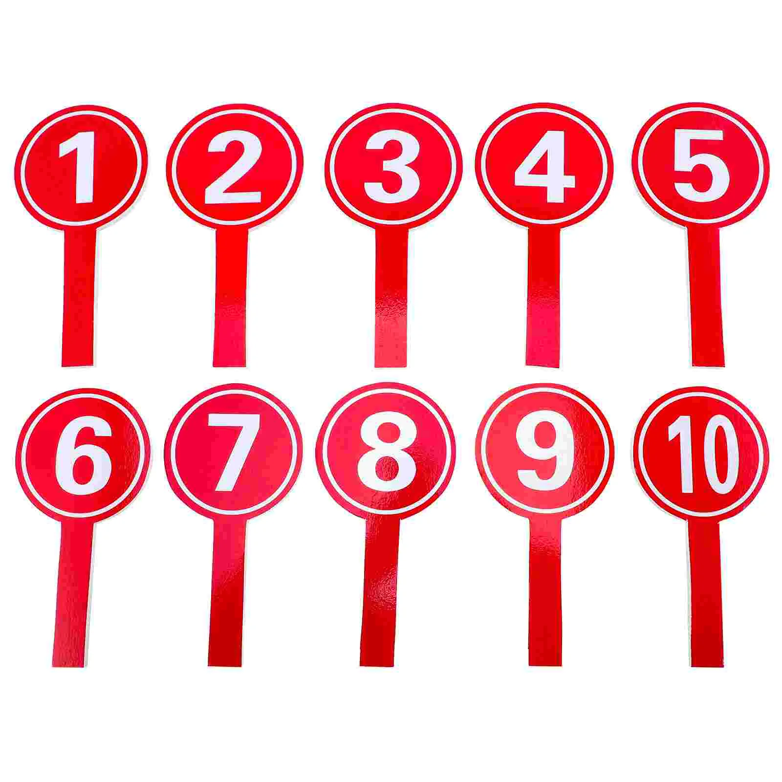 

10 Pcs Handle Holding Number Plate Man Whiteboards Racks Foam Pool Handheld Paddles