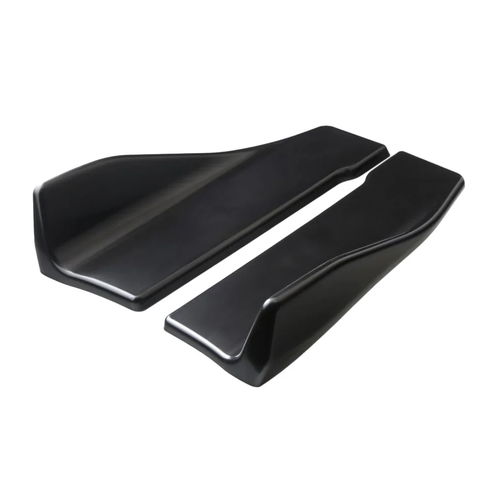 1Pair Car Body Spoiler , Universal Car Modified Rear Bumper Canard Diffuser Lip