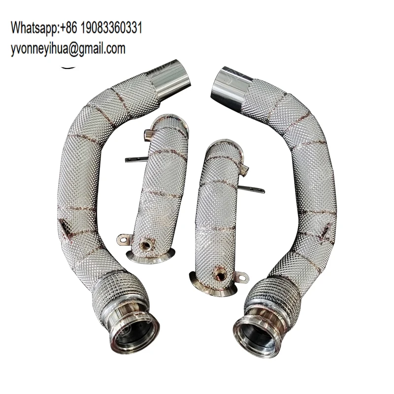 

High Performance 304 Stainless Steel Exhaust Downpipe For BMW X5M F95 & X6M F96 Vehicles