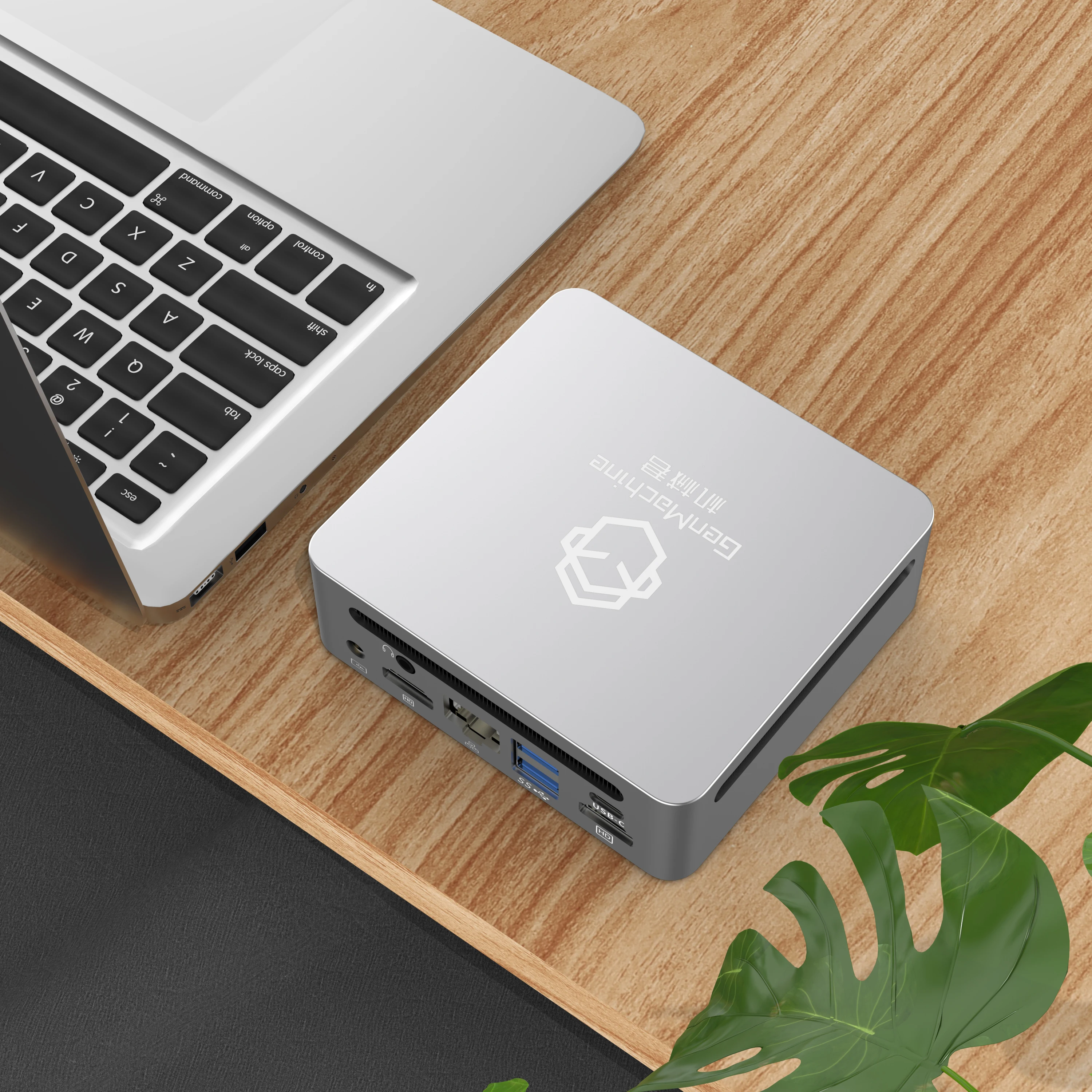 GenMachine Mini PC AMD Ryzen5 5600U Win11 R5 5600U 16G 256GB ~ 1TB Dual Channel Büro Gaming Computer PC Gamer DIY Geschenk LOL CSGO