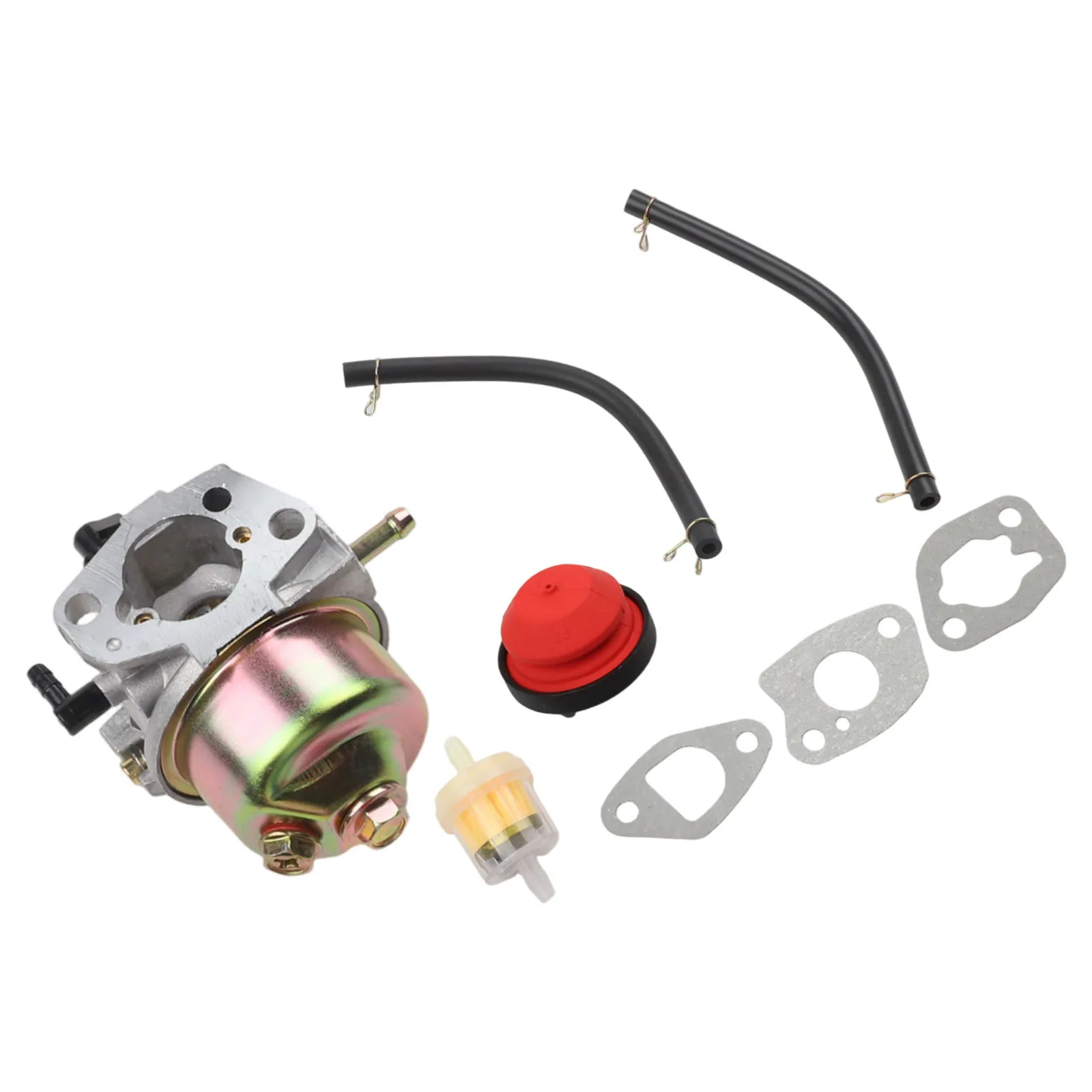 Carburetor Kit Lawnmower Replacement Lawn Care Lawnmower Repair Enhanced Performance Fuel Filter Included Hose Clamps Included