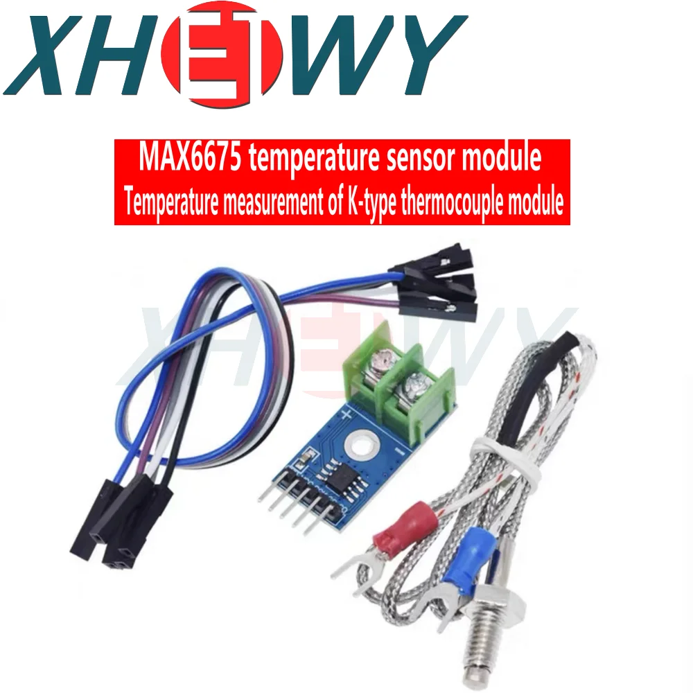 โมดูล MAX6675 + K ประเภท thermocouple เซ็นเซอร์0-800องศา