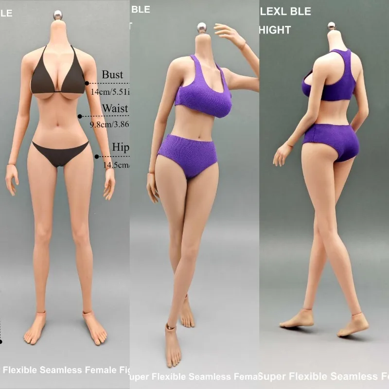 

1/6 Scale Supermodel Tall Long Legged Body Big Breast Flexible Female Seamless Body 12inch Action Figure Suntan Pale Skin Doll