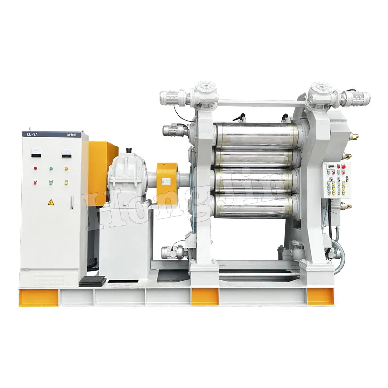 Four-Roller Calender Rubber Silicone Extruder Laboratory Small Molding Machine Open Rubber Mixing Machine