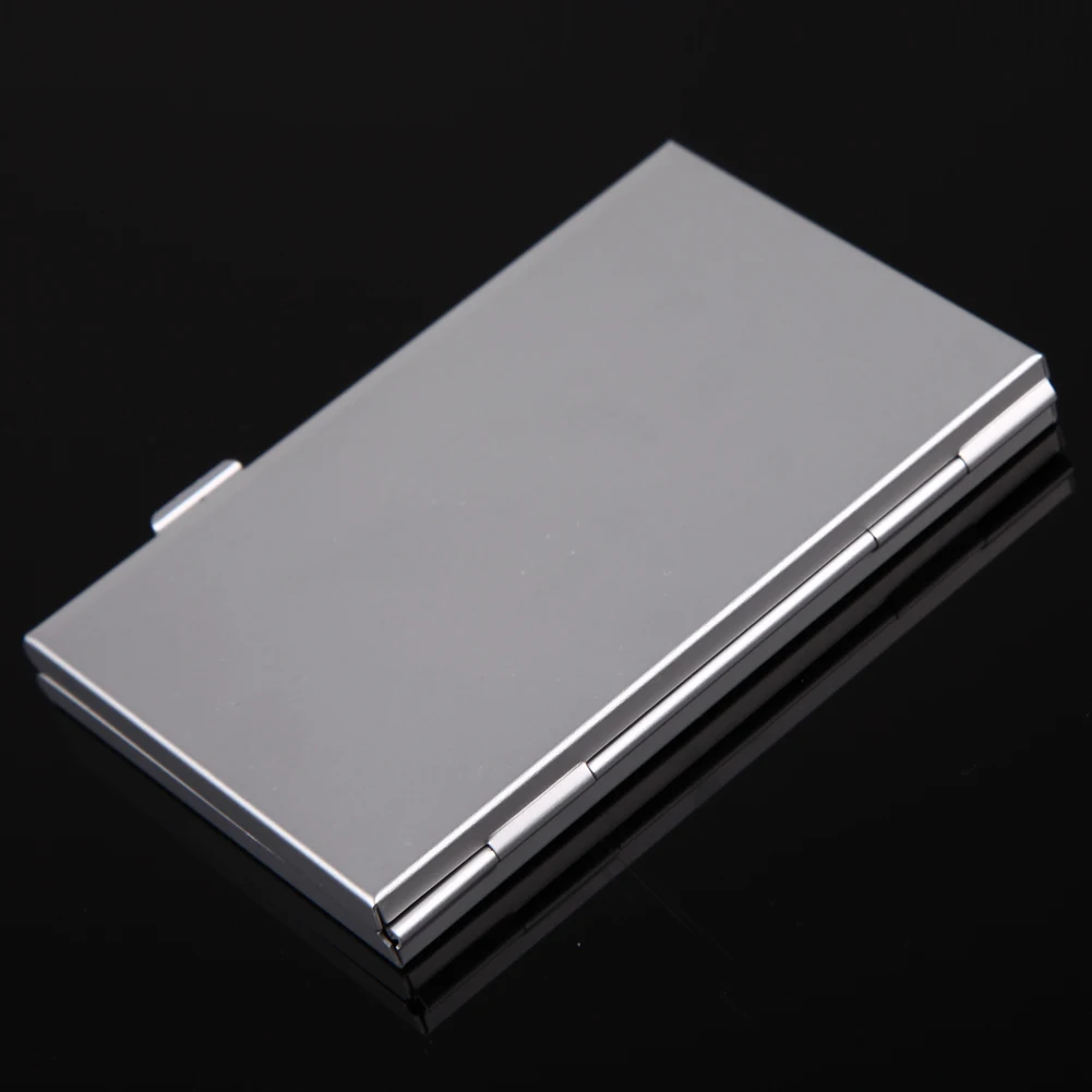 Metal Double-Layers Memory Card Aluminum Storage Box Camera for SD MMC TF Memory Card Storage Card Holder Case Metal Cases