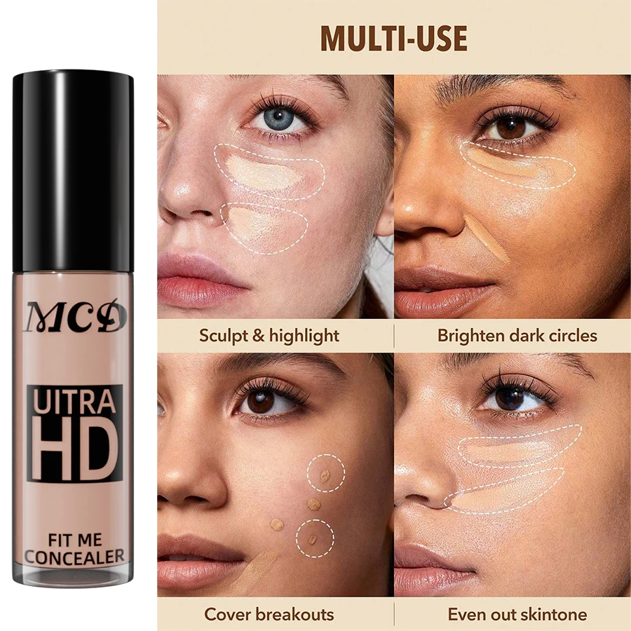 9 色フェイスファンデーションクリームマット防水保湿液体フルカバレッジ持続コンシーラープロフェッショナルフェイスメイク