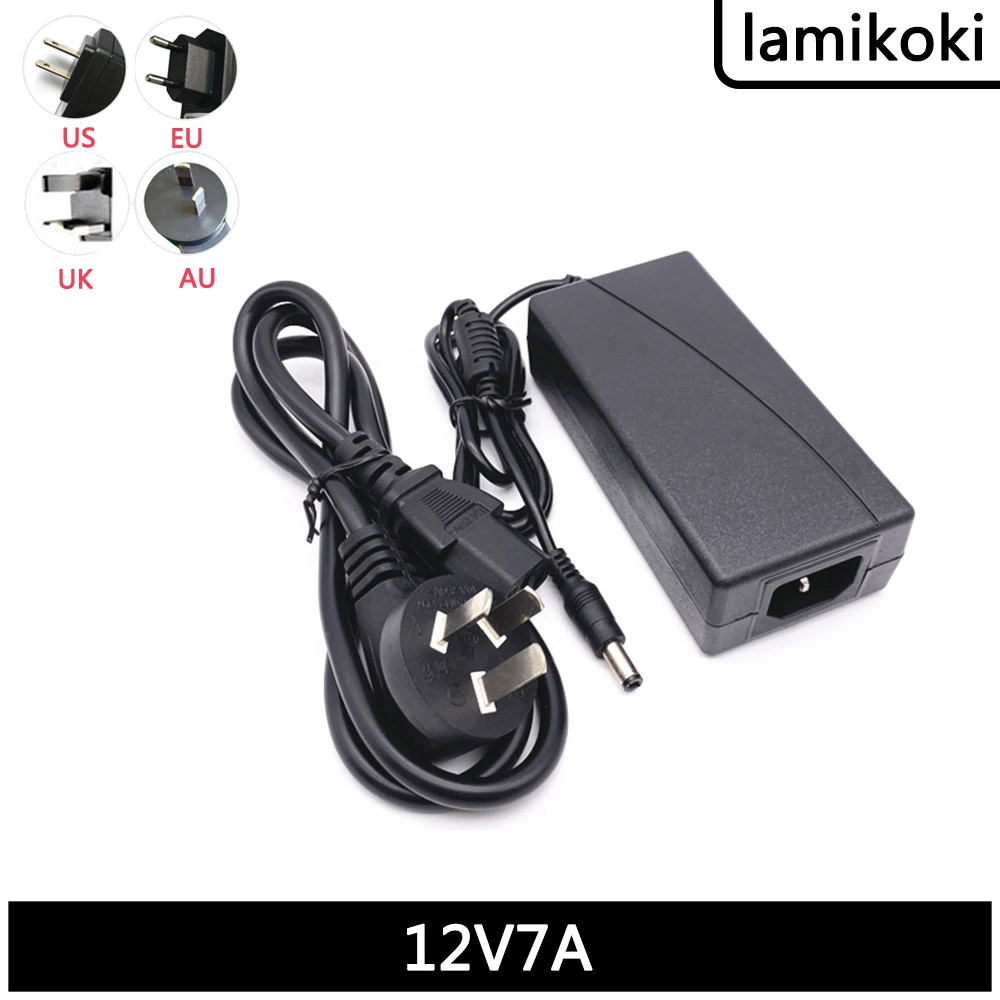 

Universal Mini Network Storage Adapter 12V 7A Power Supply 100-240V Line