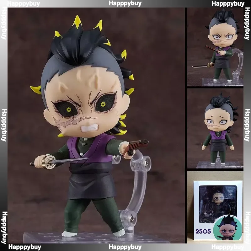 2505 #   Statuette Shinazugawa Genya Versione Q, Collezione Anime Demon Slayer, Set di Bambole con Visi Intercambiabili, Regalo, Versione Standard