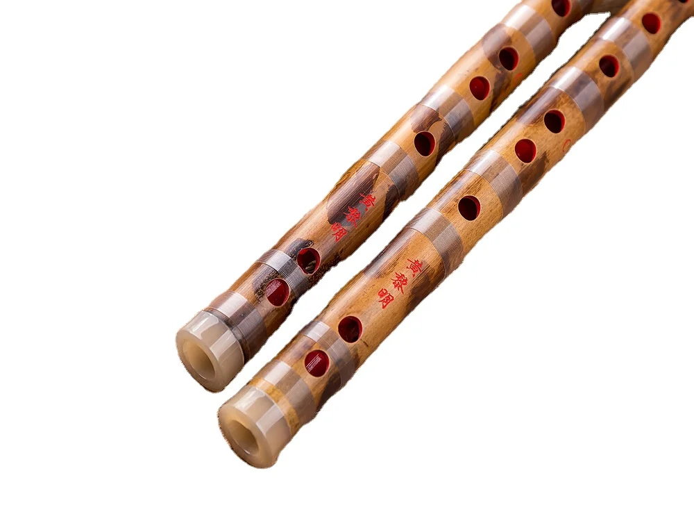 Hooqu Bamboo Flute Extra Fine Bamboo Flute With Hot Stamped Leather Master Flute