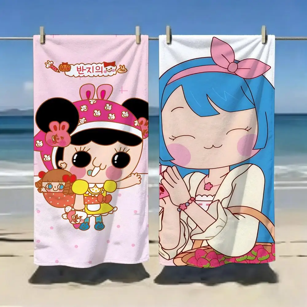 Anime B-Banzi s Secret Diary Towel Microfiber soft Beach Towel for Travel Fitness Sauna Bathing Camping