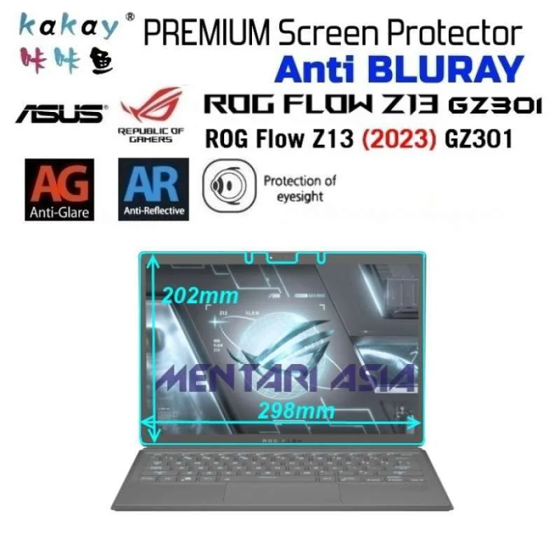 2PCS For Asus ROG Flow Z13 2022 GZ301Z GZ301ZE 2023 GZ301V GZ301VV GZ301VU GZ301VF Matte Screen Protector Anti-Fingerprint Film