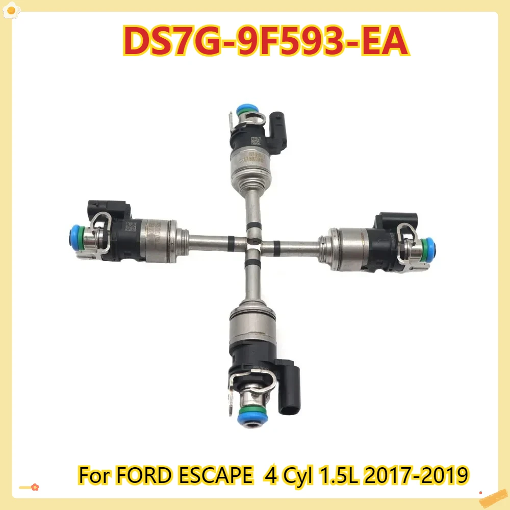 

New Car Fuel Injectors 4PCS DS7G-9F593-EA For Ford Escape Fusion 1.5L GTDI DS7Z-9F593-DA DS7G-9F593-DB DS7G9F593DB