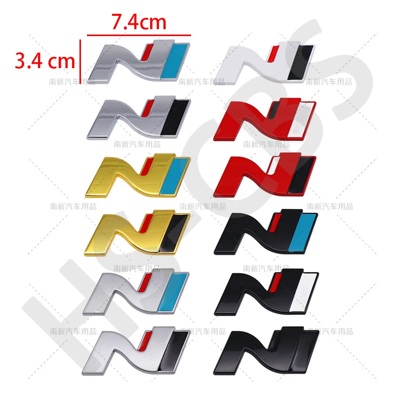 Металлические эмблемы, логотипы, значки, наклейки Nline для IX25, IX35, I40, I30, Kona, Tucson, Sonata, Elantra, Accent, аксессуары для стайлинга