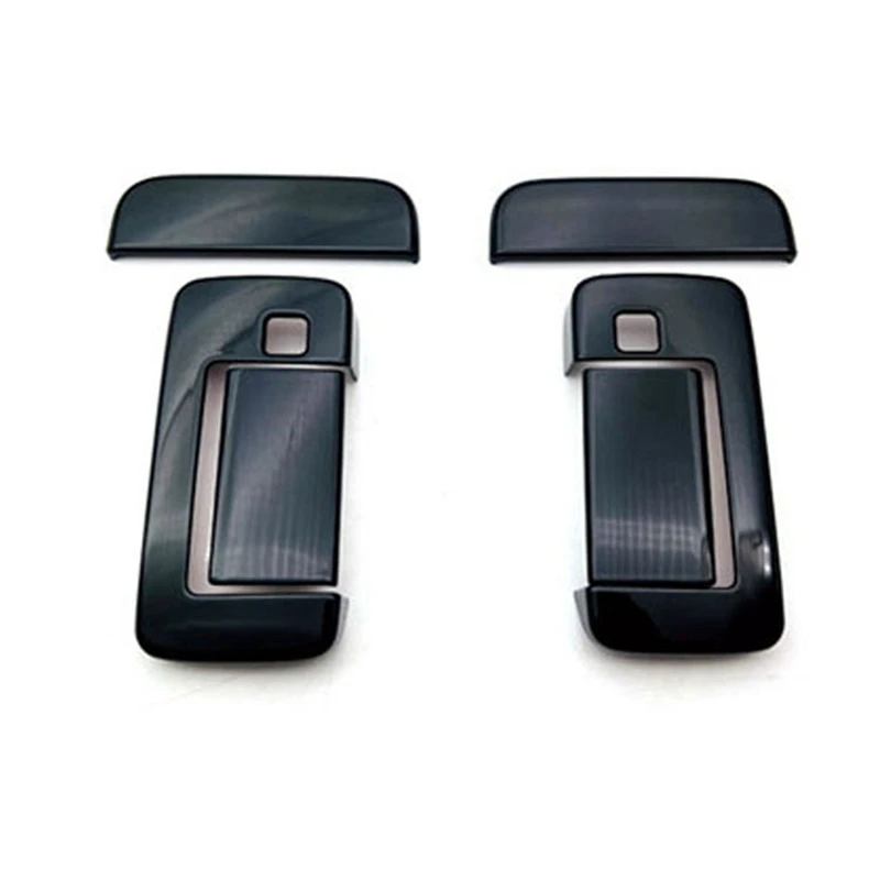 4Pcs Glossy Black Exterior Side Door Handle Frame Cover Trim For Daihatsu ATRAI / HIJET CARGO 2022+