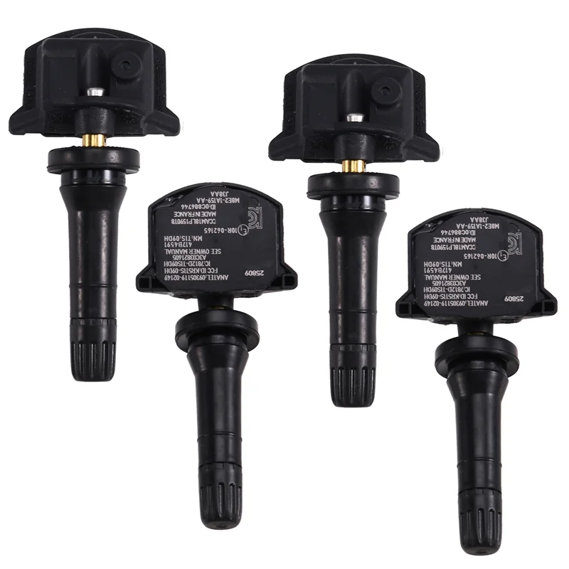 A98M LR156918 4-Piece مجموعة أجهزة استشعار ضغط الإطارات لاند روفر ديفندر 90 110 130 ديسكفري رينج روفر M8E2-1A59-AA ملحقات السيارة