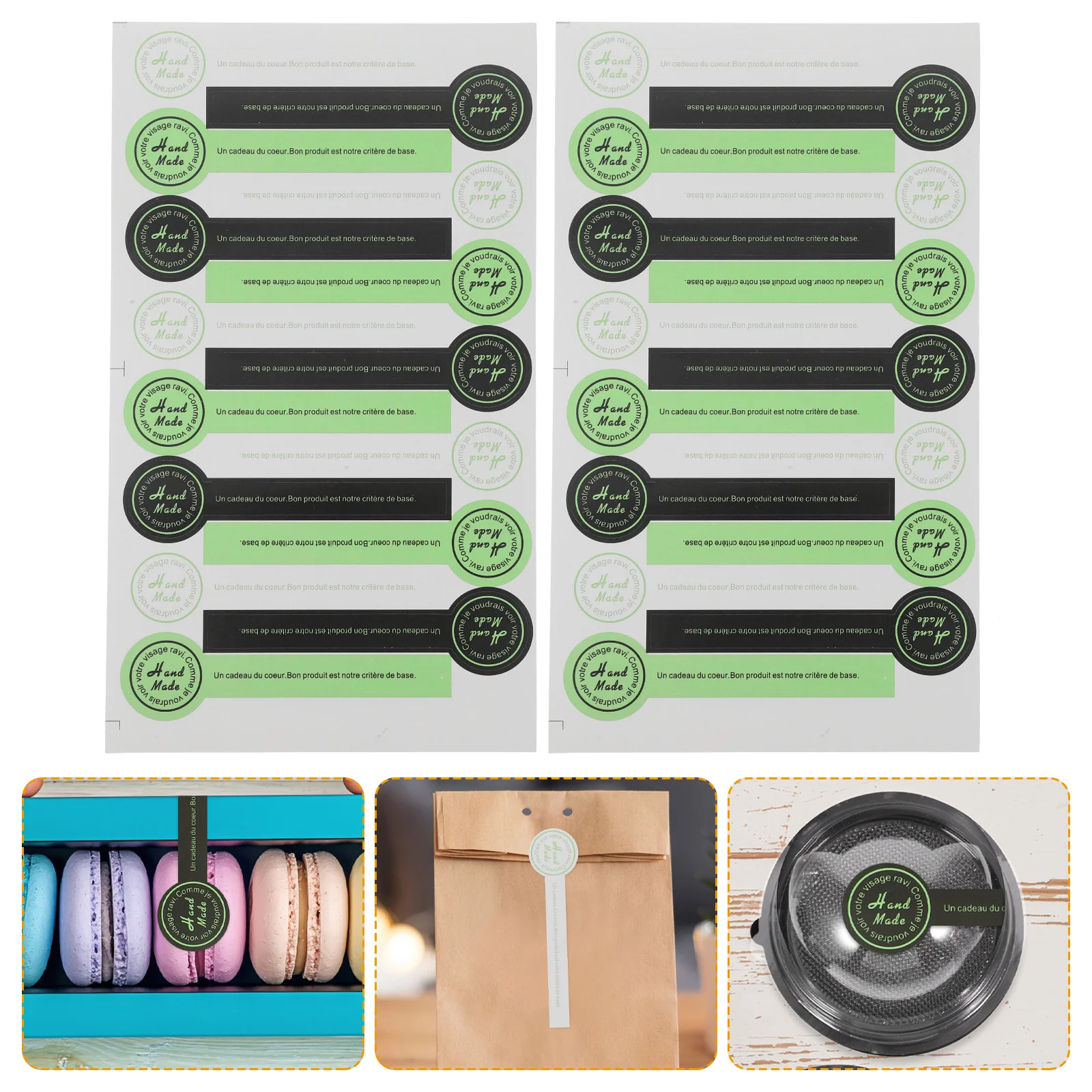 

Baking Sealing Decals Self-Adhesive Label Stickers For Gift Box Cake Cookie Packaging Strip Labels Sealing Sticker Treat