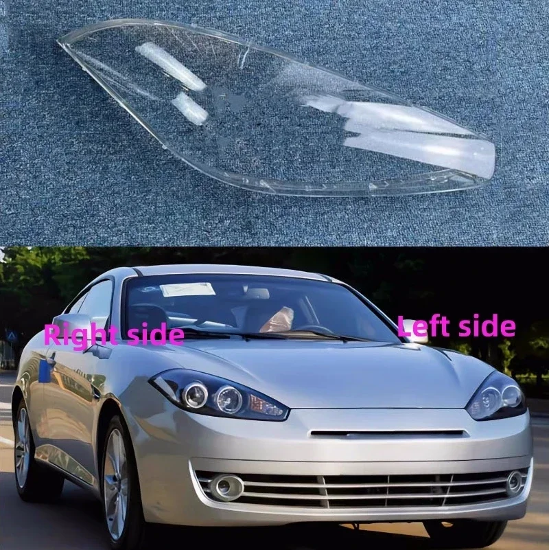 For Hyundai Coupe 2006 Car Headlight Shell Headlight Cover Headlamp Lens Headlight Glass Auto Shell Cover