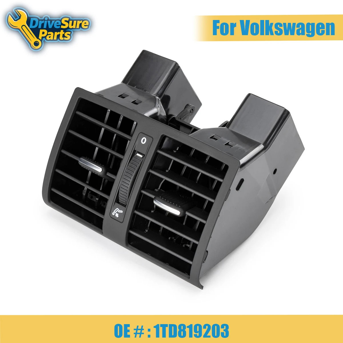 Car Rear Air Conditioning AC Vent Grille Outet Cover 1TD819203 For VW Touran Caddy 2004-2015 Air Conditioning A/C Air Vent
