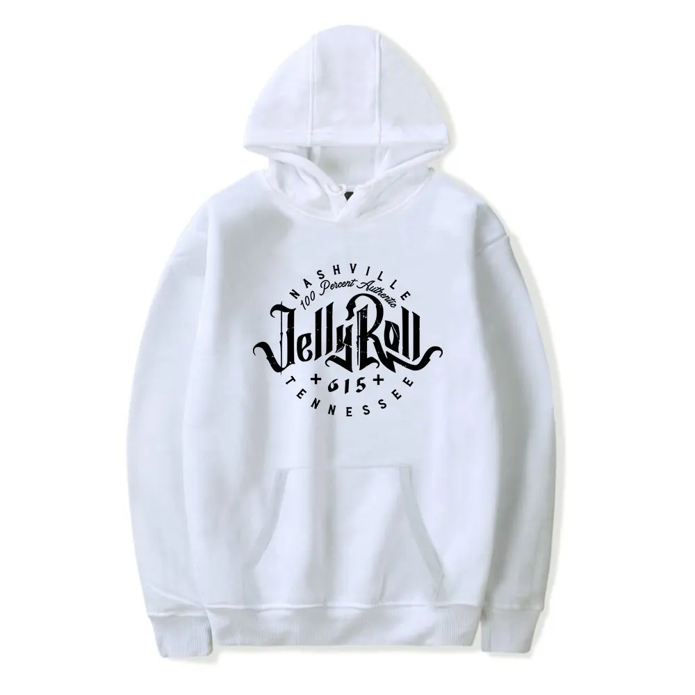 Jelly Roll Nashville Hoodie Merch Print Unisex Pullover Hooded Tops Casual Spring Autumn Streetwear Sweatshirts For Men Women