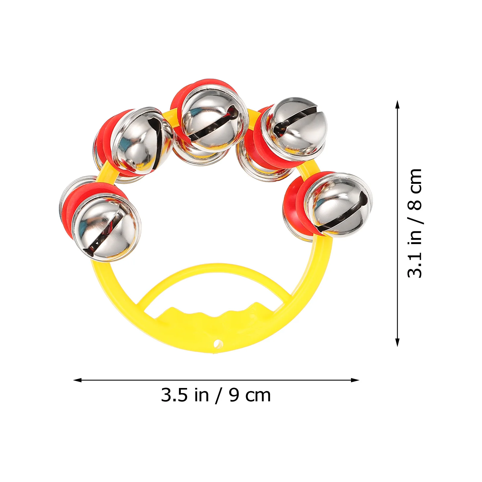 2 Stück Handglocken für Kinder, robustes Kunststoff-Rasselarmband, helle Partygeschenke, Baby-Shaker, pädagogische Rassel für Kleinkinder