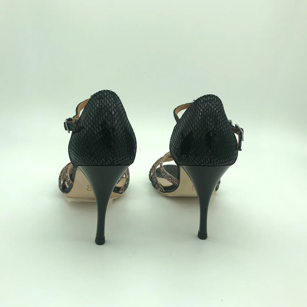 New Argentina Tango Dance Shoes Party Shoes Wedding Shoes leather outsole T6256BSCG 9cm heel 7.5cm available shipping free