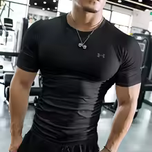 חולצת אימונים קצרה מבית Under Armour לגברים 👕
