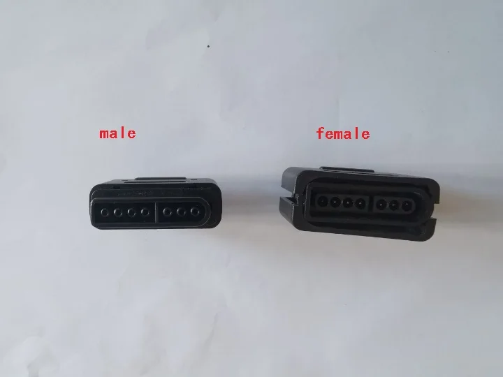 Connect Port Socket Interface Connector Stecker/Buchse Steckplatz für SFC für SNES Controller Verlängerungskabel Stecker DIY – Detail 1