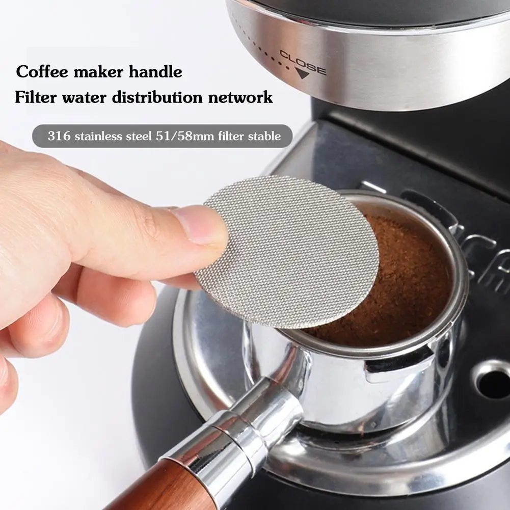 51/53/58mm portafilter puck scherm koffiefilter plaat onderste douche scherm voor koffiemachine handvat roestvrij staal 150um mesh