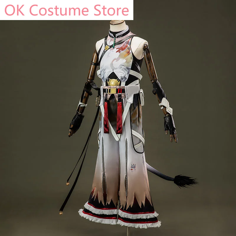 Wuthering Waves Lingyang Lion Dance Boy Game Suit Handsome Uniform Cosplay Costume Halloween Party Outfit Men