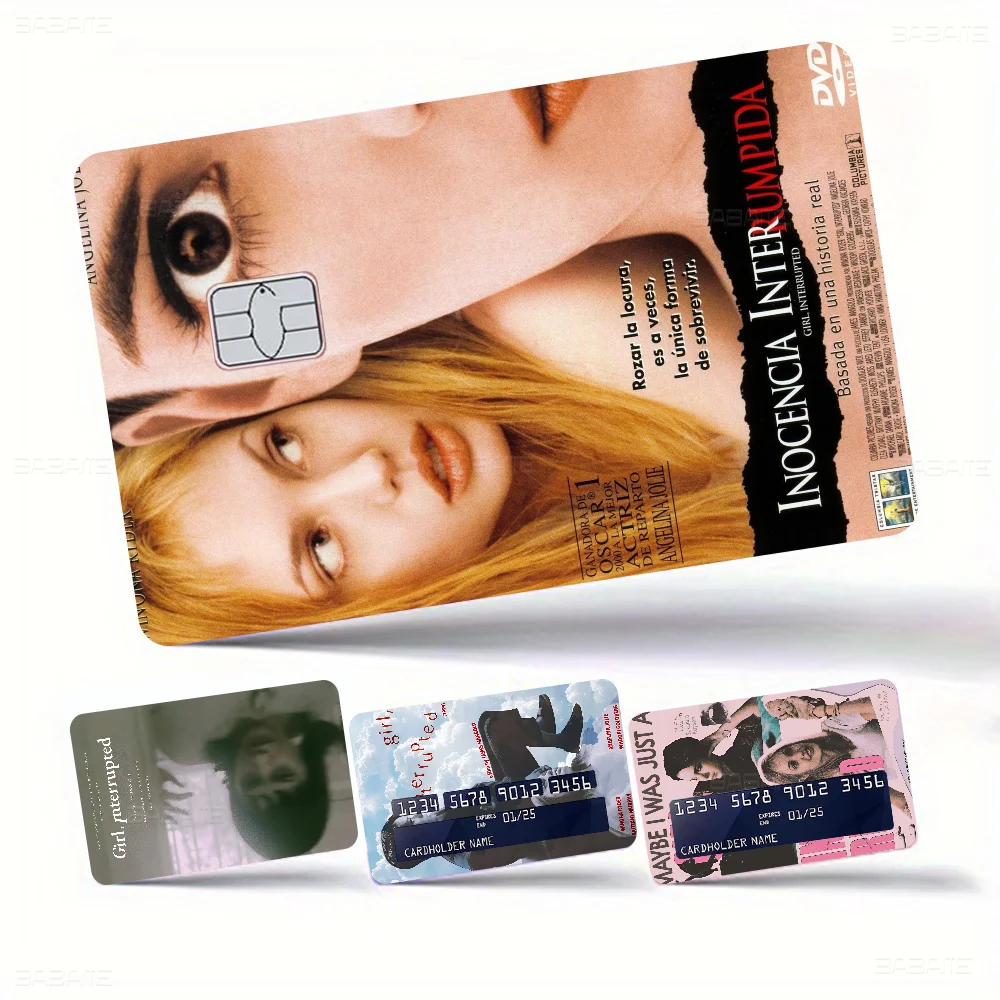 

Girl Interrupted Movie Various Anime Bank Credit Cards Bus Pass Stickers Cool Decoration Waterproof Stickers Collection Toys