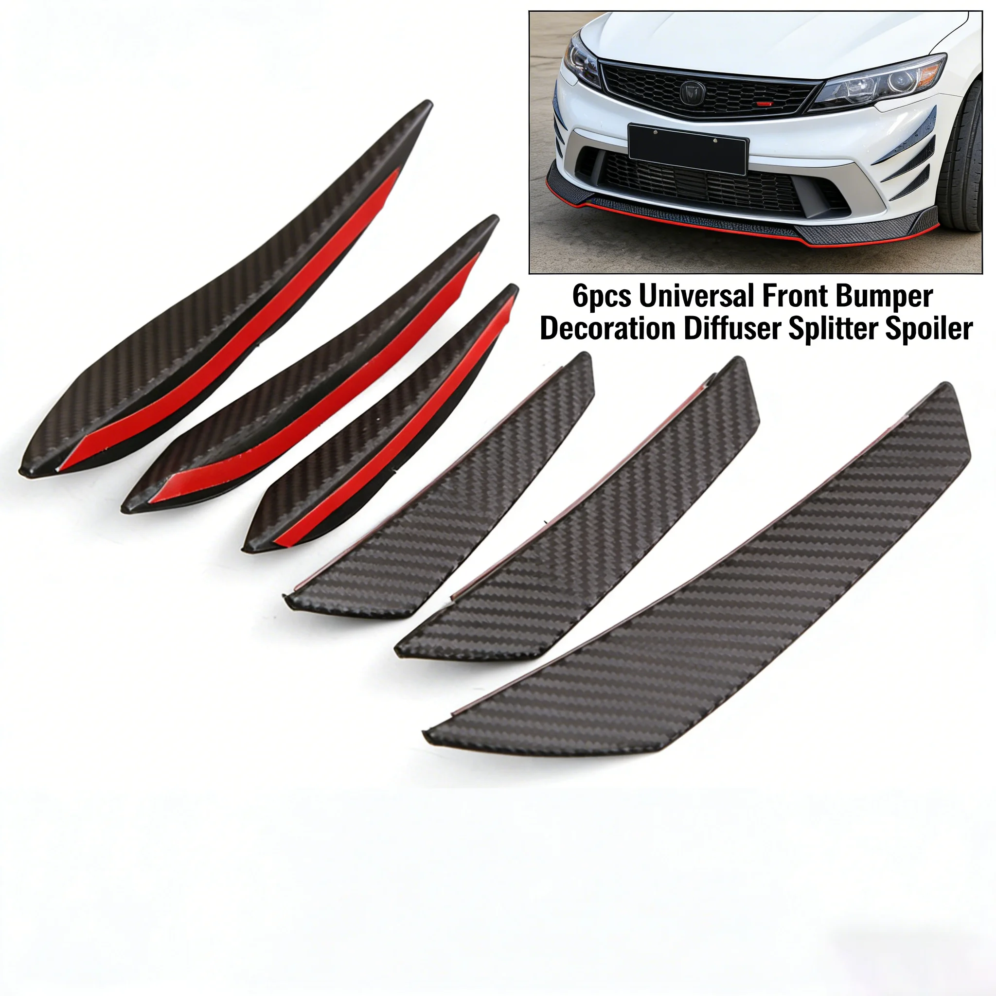 6Pcs Universal Fron…