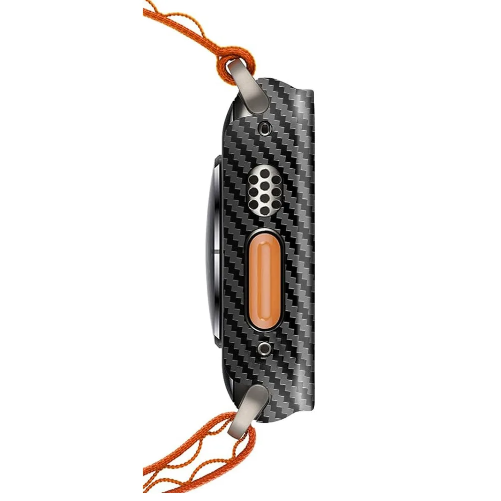 كيفلر ألياف الكربون رقيقة الحال بالنسبة لساعة أبل الترا 49 مللي متر غطاء ألياف الأراميد ل أبل Ultra1/2/3 49 مللي متر الغطاء الواقي