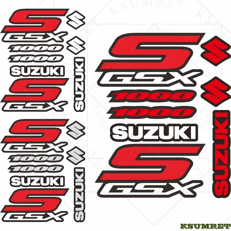 

Виниловые наклейки и эмблемы для мотоцикла Suzuki 1000 GSXS, комплект для шлема