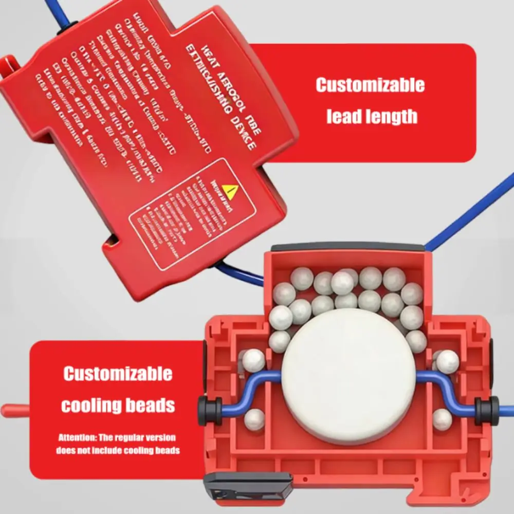 

Dual-Line Design Flame Retardant Device Flame Retardant Automatic Activation Automatic Fire Extinguishing Sticker DIN Rail Mount