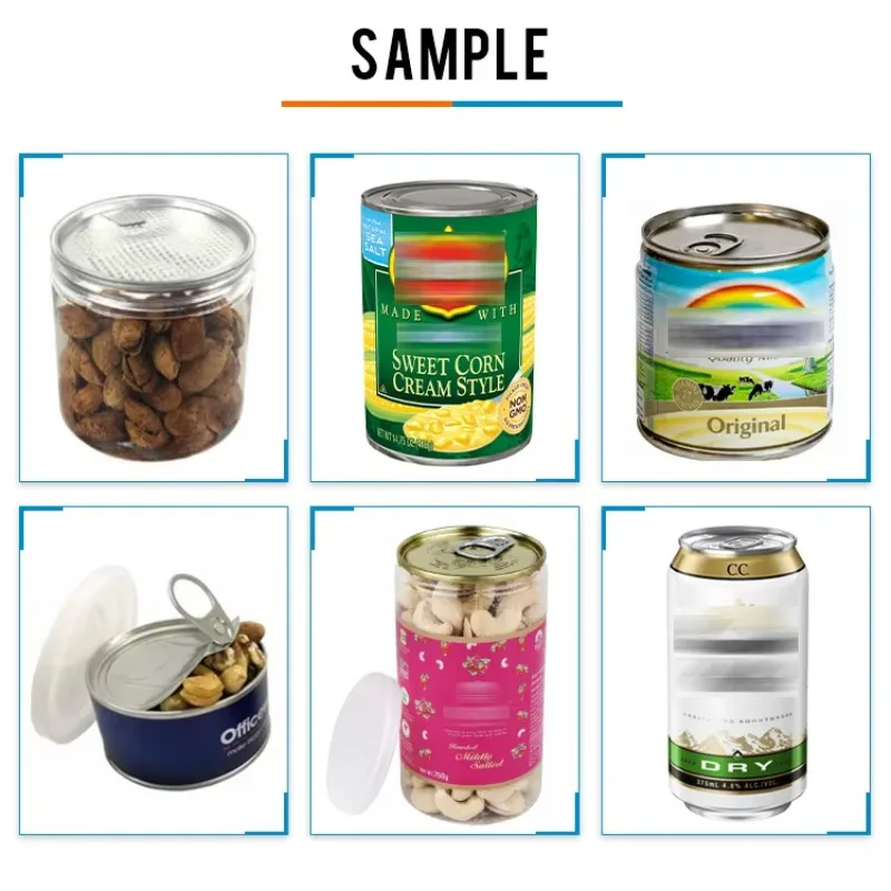 Manual Pull Ring Aluminum Metal Lid Wine Beer Tin Can Sealing Machine