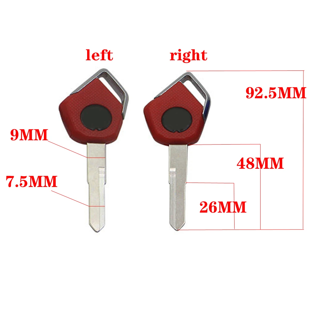 Motorcycle Uncut Blade Blank Key For Kawasaki Ninja Z1000 H2 H2R ZX6R ZX10R ZZR400 Z750 Z800 Z1000 VERSYS ER6N ER6F ER6R